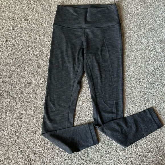 Lululemon Charcoal Space Dye High Rise Leggings! - Picture 2 of 13